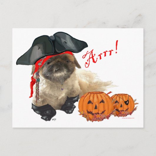 Pirate Doggie Briefkaart (Voorkant)