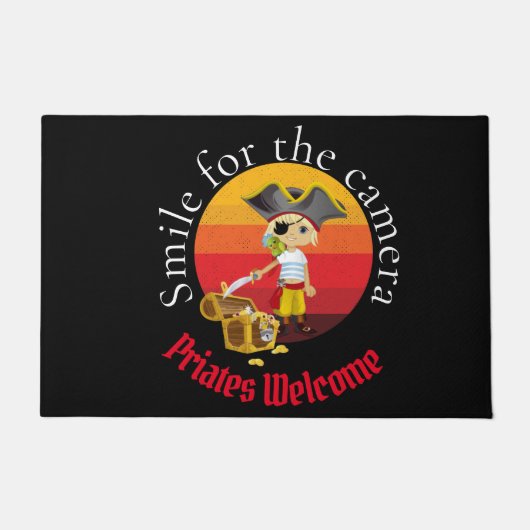 Pirate Doormat Deurmat (Voorkant)