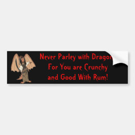 Pirate Dragon Bumpersticker