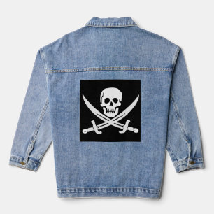PIRATE DRAPEAU CROSSBONNES DENIM JACKET