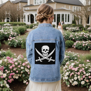 PIRATE DRAPEAU CROSSBONNES DENIM JACKET