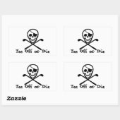 Pirate Drapeau Golf Panier Sticker (Feuille)