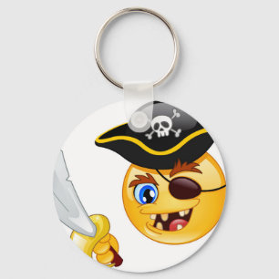 pirate emoji sleutelhanger