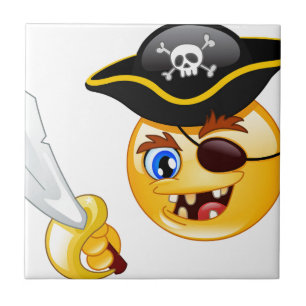 pirate emoji tegeltje