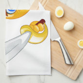 pirate emoji theedoek (Quarter Fold)