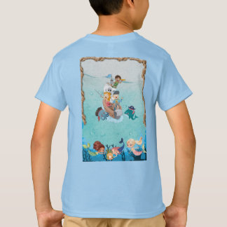 Pirate en Zeemeermin Verjaardag voor Kinderen T-shirt