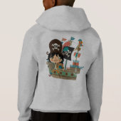 Pirate et bateau de pirate (Dos)