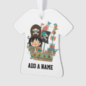 Pirate et bateau de pirate (devant)