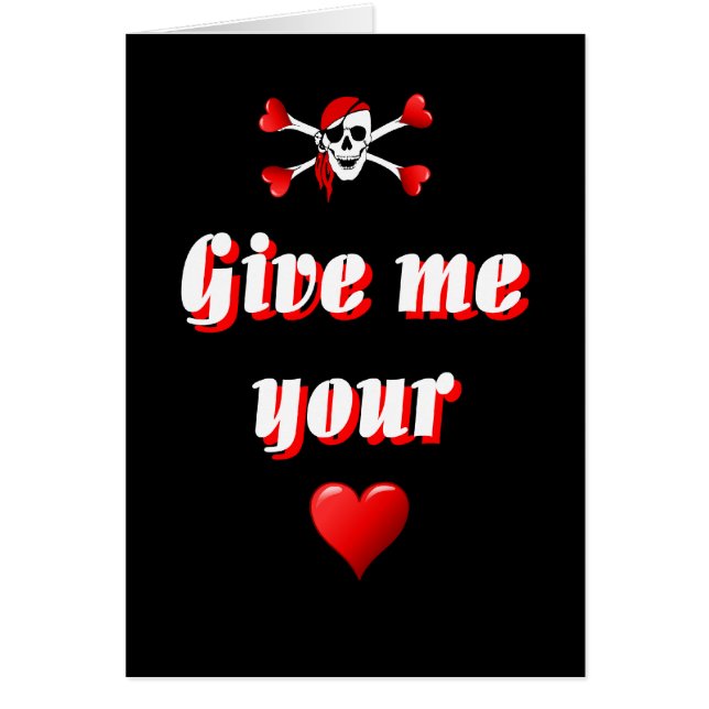 Pirate et coeurs (Devant)