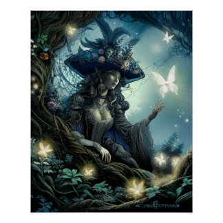 Pirate Fairy Glossy Poster Perfect Poster