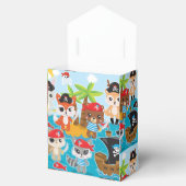 Pirate Favor Box Animal Crew Bedankdoosjes (Geopend)