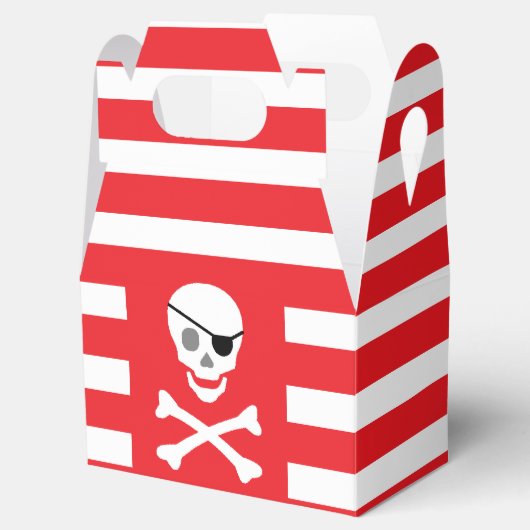 "Pirate" Favor Box Bedankdoosjes (Geopend)