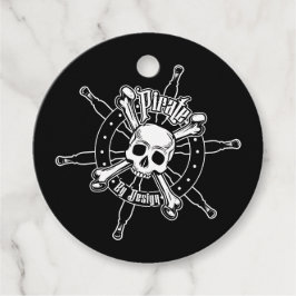 Pirate Favoriet Tag Bedankjes Labels