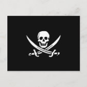 Pirate Flag Briefkaart (Voorkant)