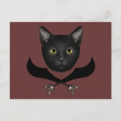 Pirate Flag Cat Briefkaart (Voorkant)