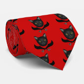 Pirate Flag Cat Stropdas (Opgerold)