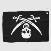 Pirate Flag Golfhanddoek (Horizontaal)
