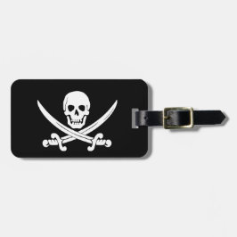 Pirate Flag Jolly Roger Bagage Label