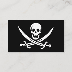 Pirate Flag of Jack Rackham Visitekaartje