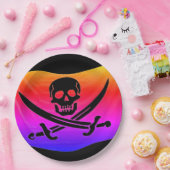 Pirate Flag Papieren Bordje (Feest)