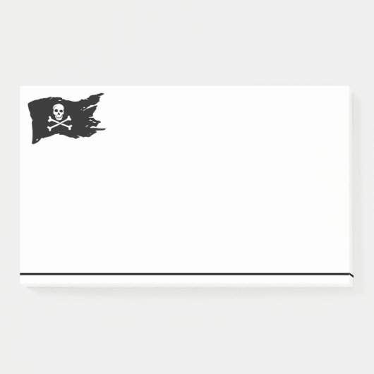 Pirate Flag Post merkt op Post-it® Notes (Voorkant)