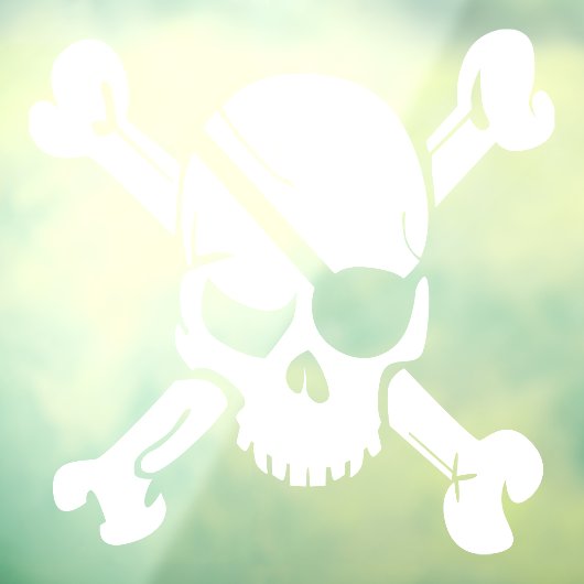 Pirate Flag Raamsticker (Vel 3)