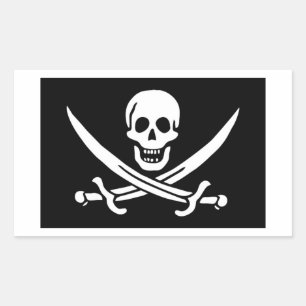 Pirate Flag Rechthoekige Sticker