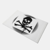 Pirate Flag Skull en Crossbones Jolly Roger Deurmat (Schuin)