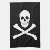 Pirate Flag (Skull en Crossbones) (Jolly Roger) Theedoek (Verticaal)