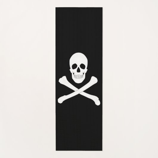 Pirate Flag (Skull en Crossbones) Yogamat (Voorkant)