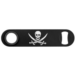 Pirate Flag Skull gekruist zwaarden Speed Flessenopener