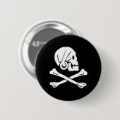 Pirate Flag van Henry Elke Ronde Button 5,7 Cm (Voorkant /achterkant)