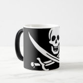Pirate Flag van kapitein Calico Jack Rackham Magische Mok (Voorkant links)