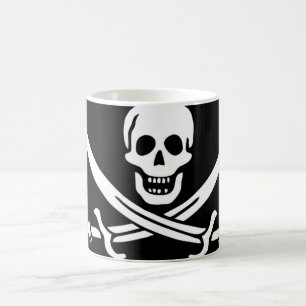 Pirate Flag van kapitein Calico Jack Rackham Magische Mok