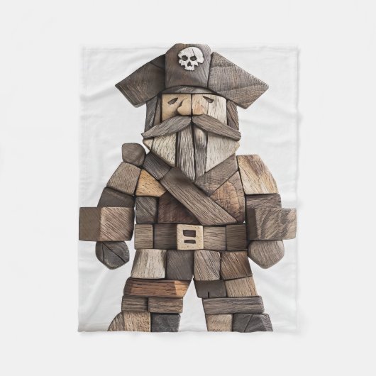 PIrate Fleece Deken (Voorkant)