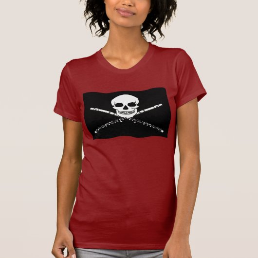 Pirate Flute Music Tee Shirt (Voorkant)