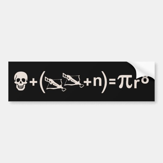 Pirate Formula Bumpersticker (Voorkant)