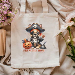 Pirate Franse Bulldog Halloween Franse Moeder Tote Bag