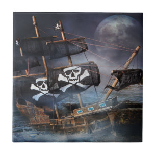 PIRATE GHOST SHIP TEGELTJE