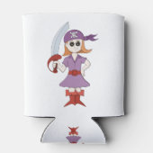 Pirate Girl Blikjeskoeler (Achterkant)