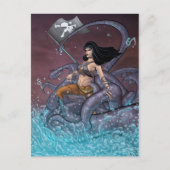 Pirate Girl Briefkaart (Voorkant)