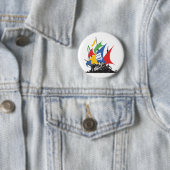 Pirate Google Ronde Button 5,7 Cm (In situ)