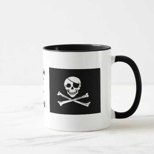 Pirate Grog Mok (Rechts)