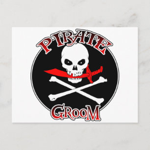 Pirate Groom Briefkaart