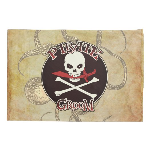 Pirate Groom Kussensloop (Achterkant)