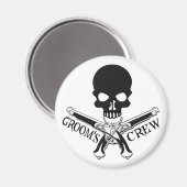 Pirate Groom's Crew Magnet (Recto/Verso)