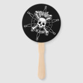 Pirate Hand Fan Handwaaier (Achterkant)