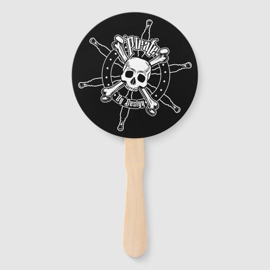 Pirate Hand Fan Handwaaier (Voorkant)