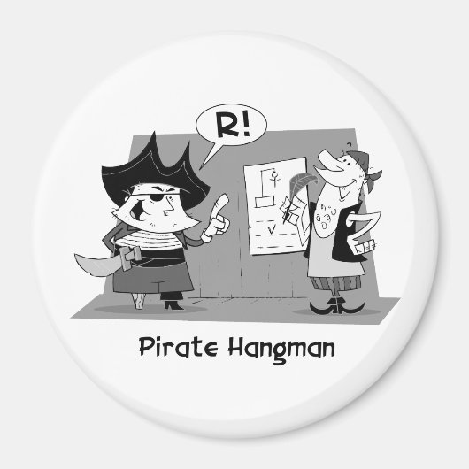 Pirate Hangman Magnet Magneet (Voorkant)