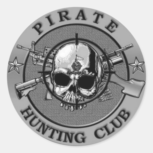 Pirate Hunting Club Stickers (Voorkant)